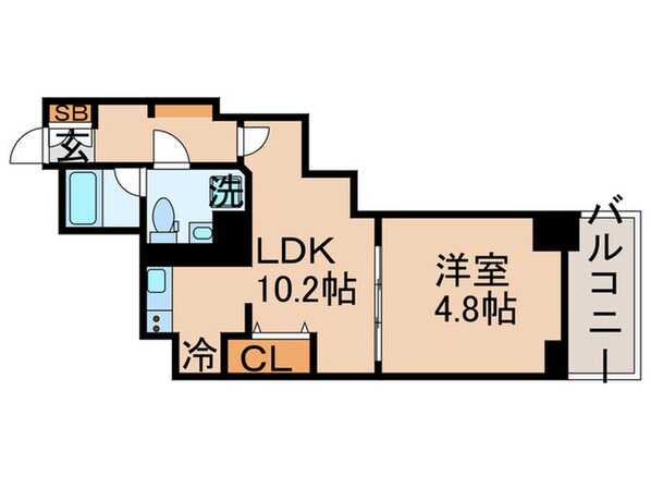 リバ－シティ２１　新川の物件間取画像